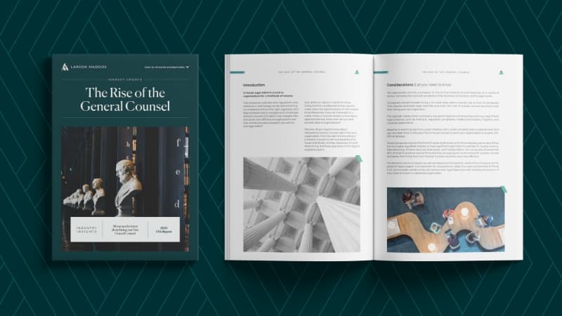 Report Page Visual Market Update Rise Of The General Counsel USA